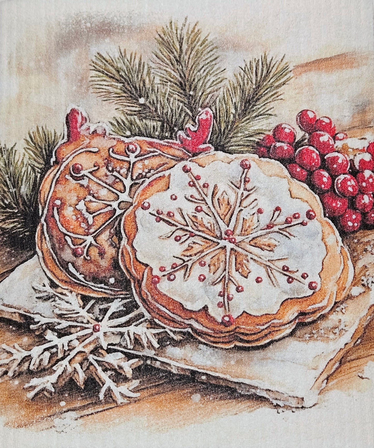 Christmas JUL vinter pepparkakor