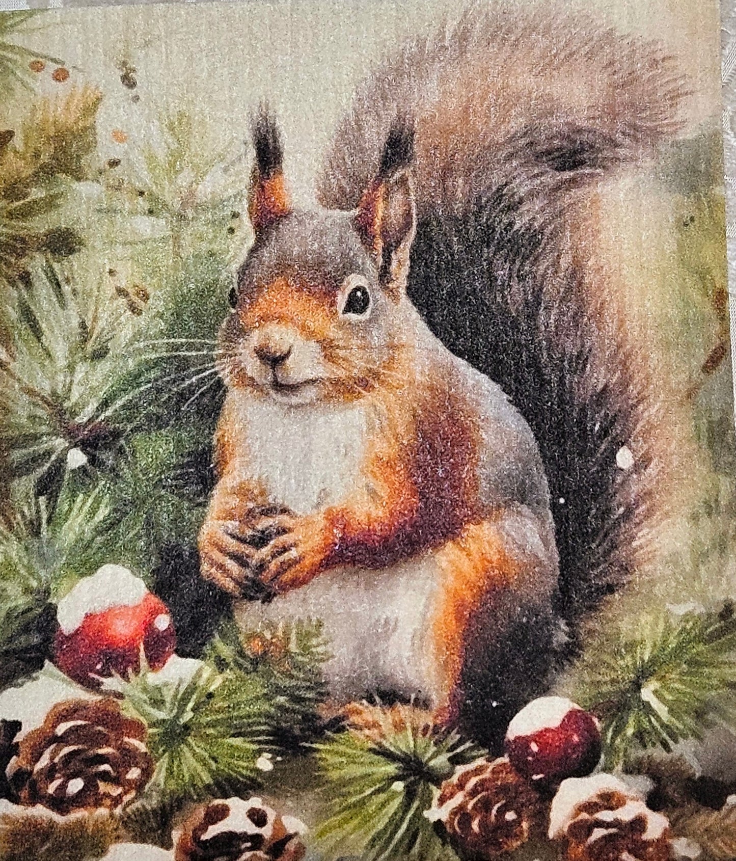 JUL vinter Christmas ekorre