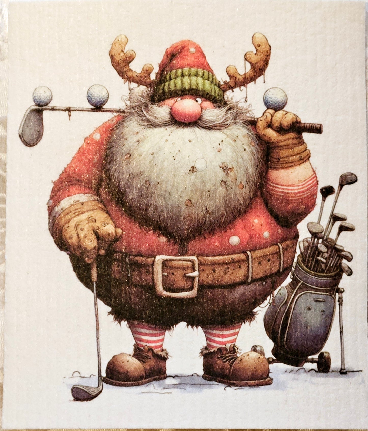 JUL vinter Christmas tomte golfare