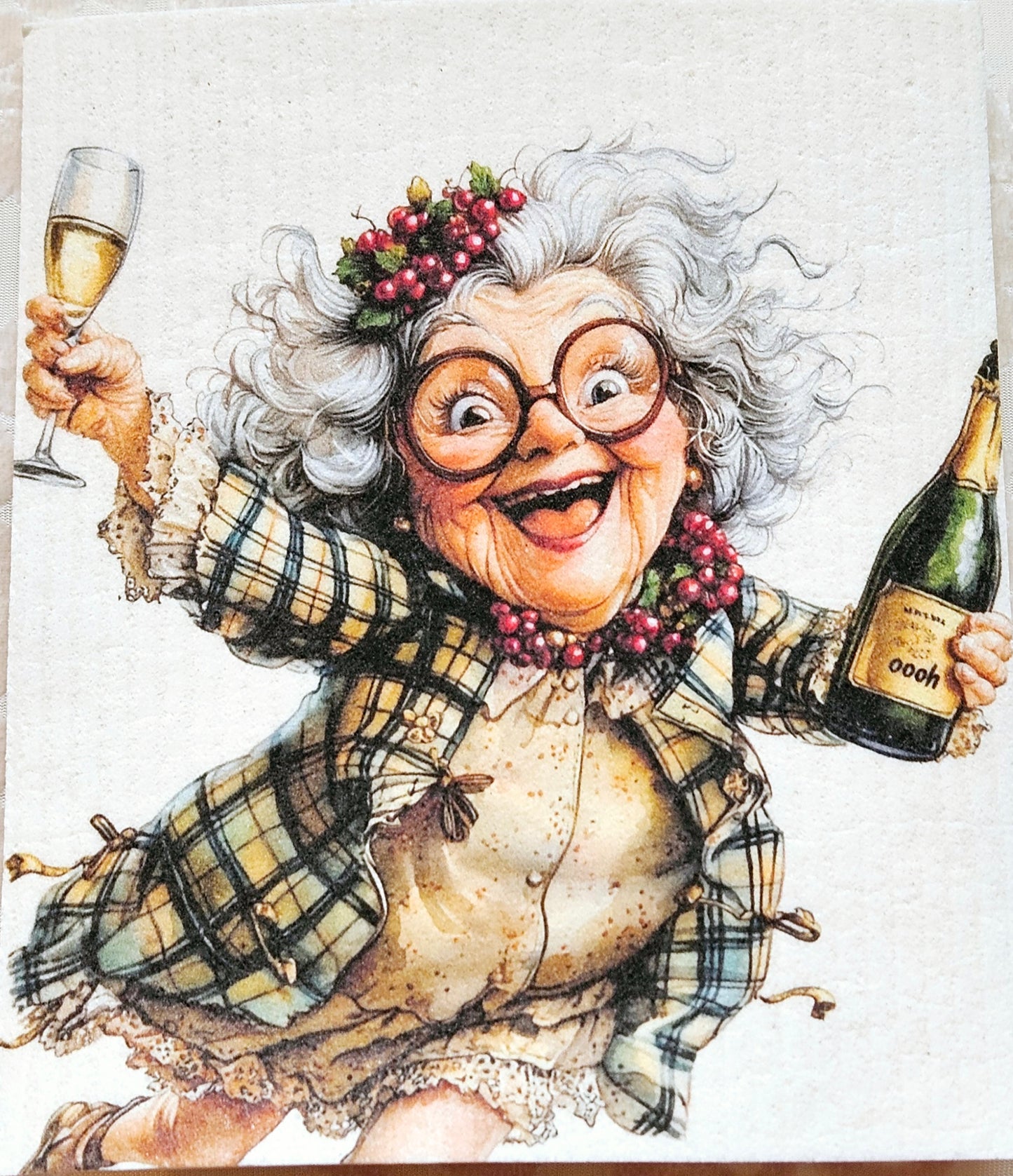 JUL Christmas ursöt tant