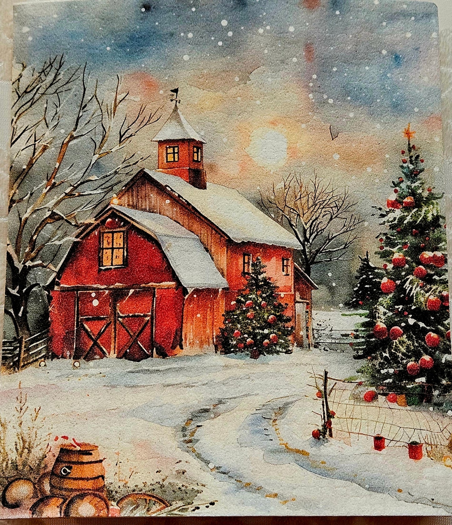 JUL vinter Christmas hus stuga