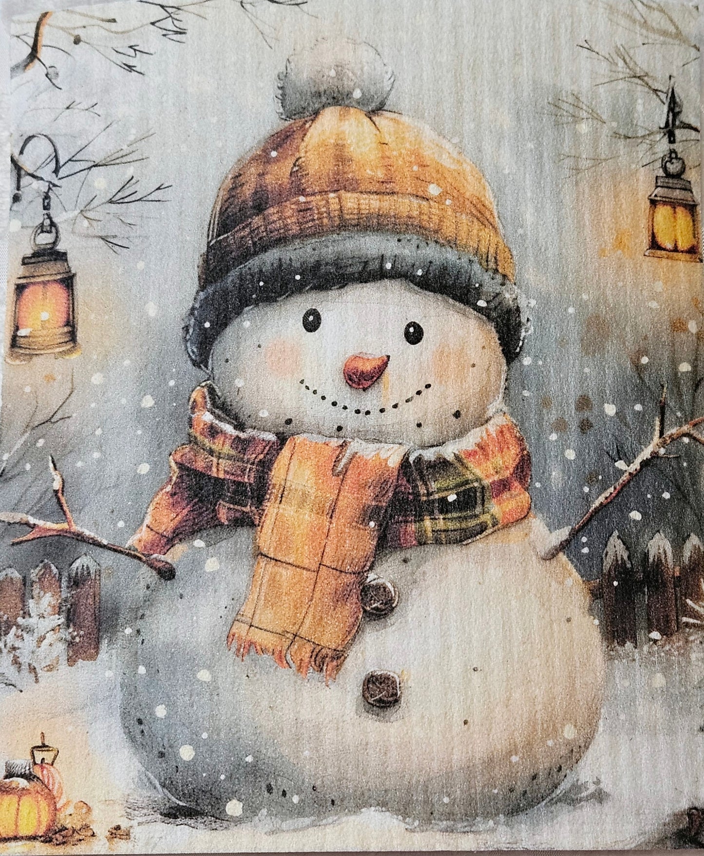 Christmas JUL vinter snögubbe