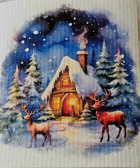 Christmas JUL vinter hjortdjur 2