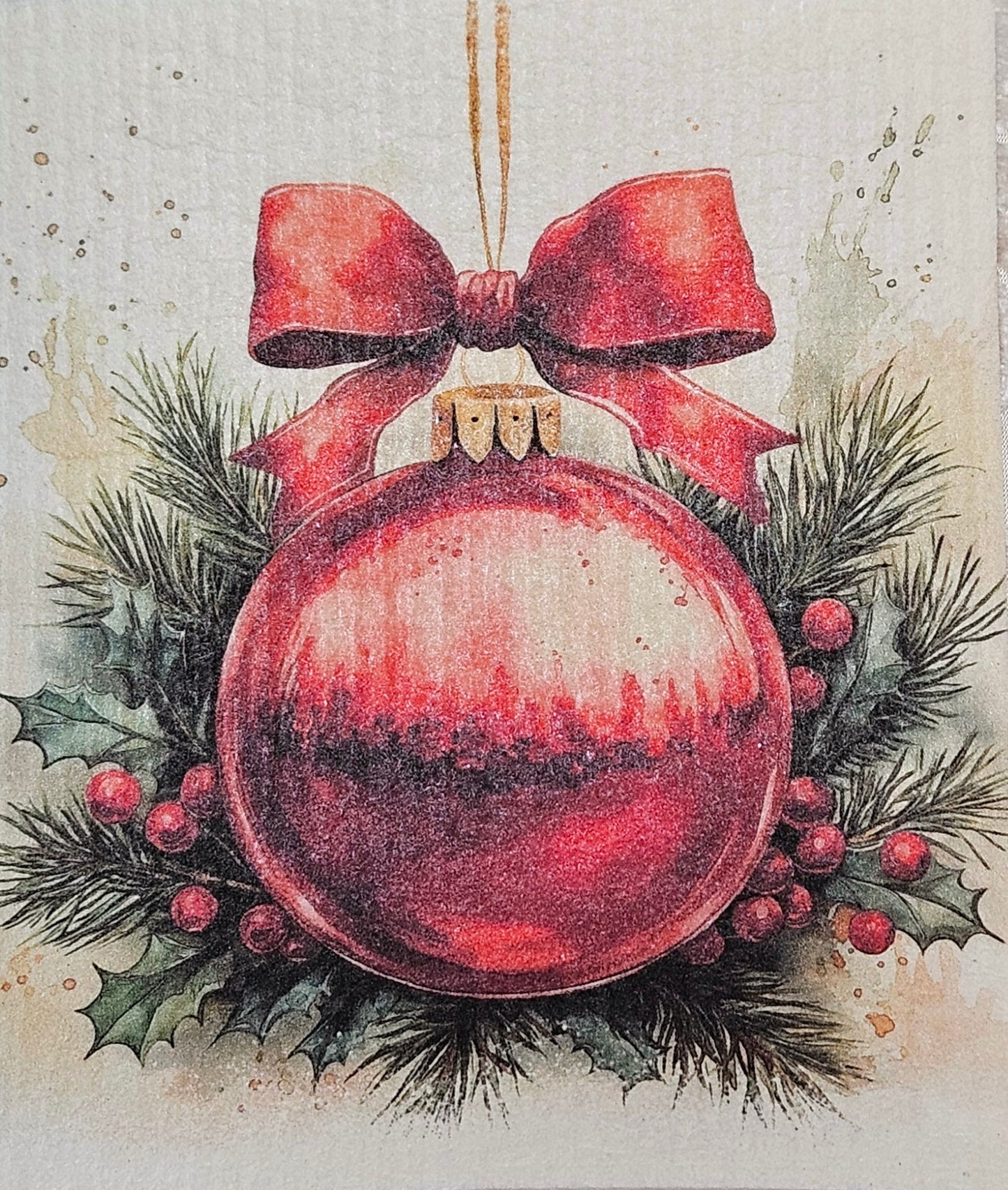 JUL röda julgranskulor 3