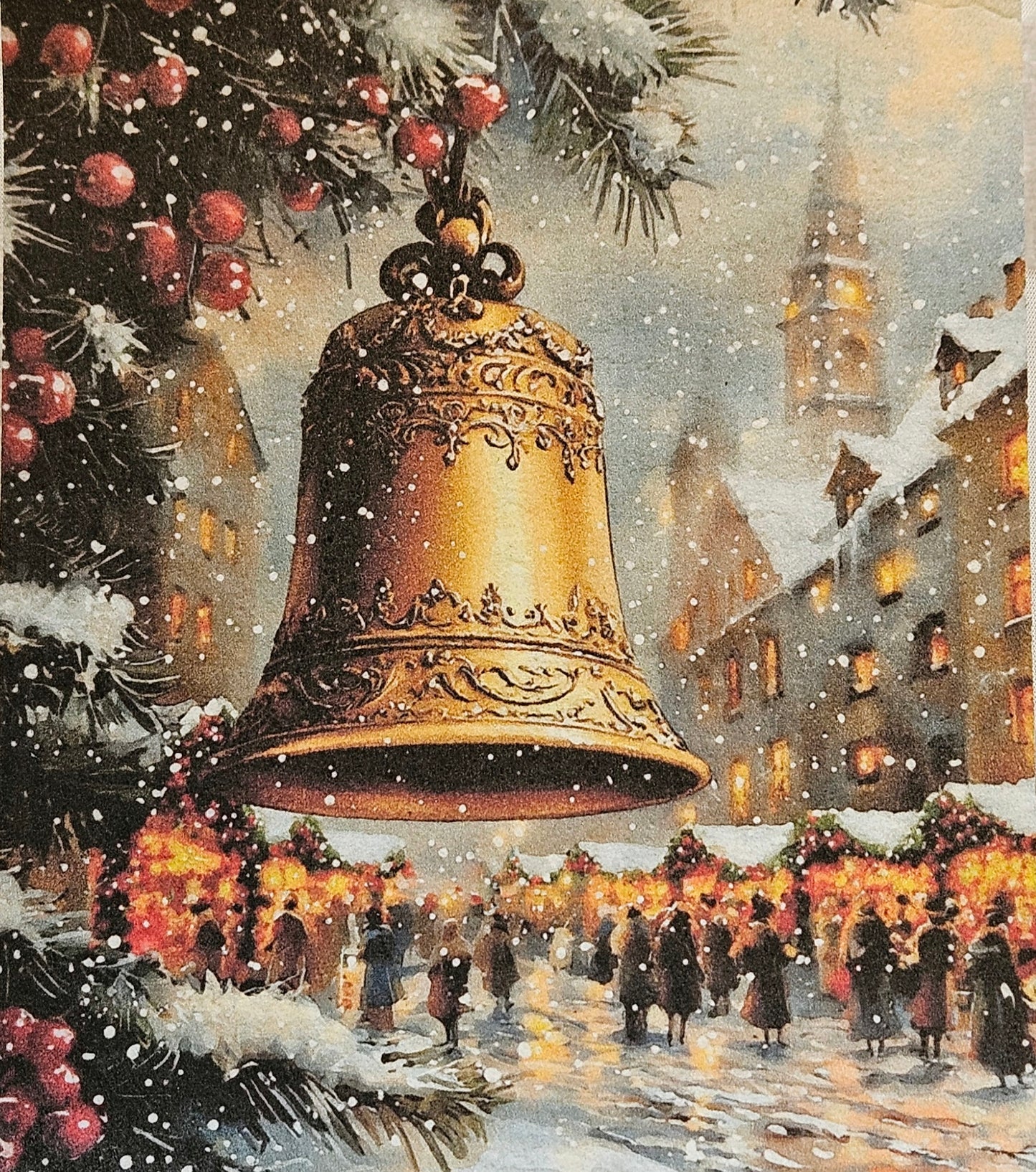 JUL Christmasvinter vinter ringklocka