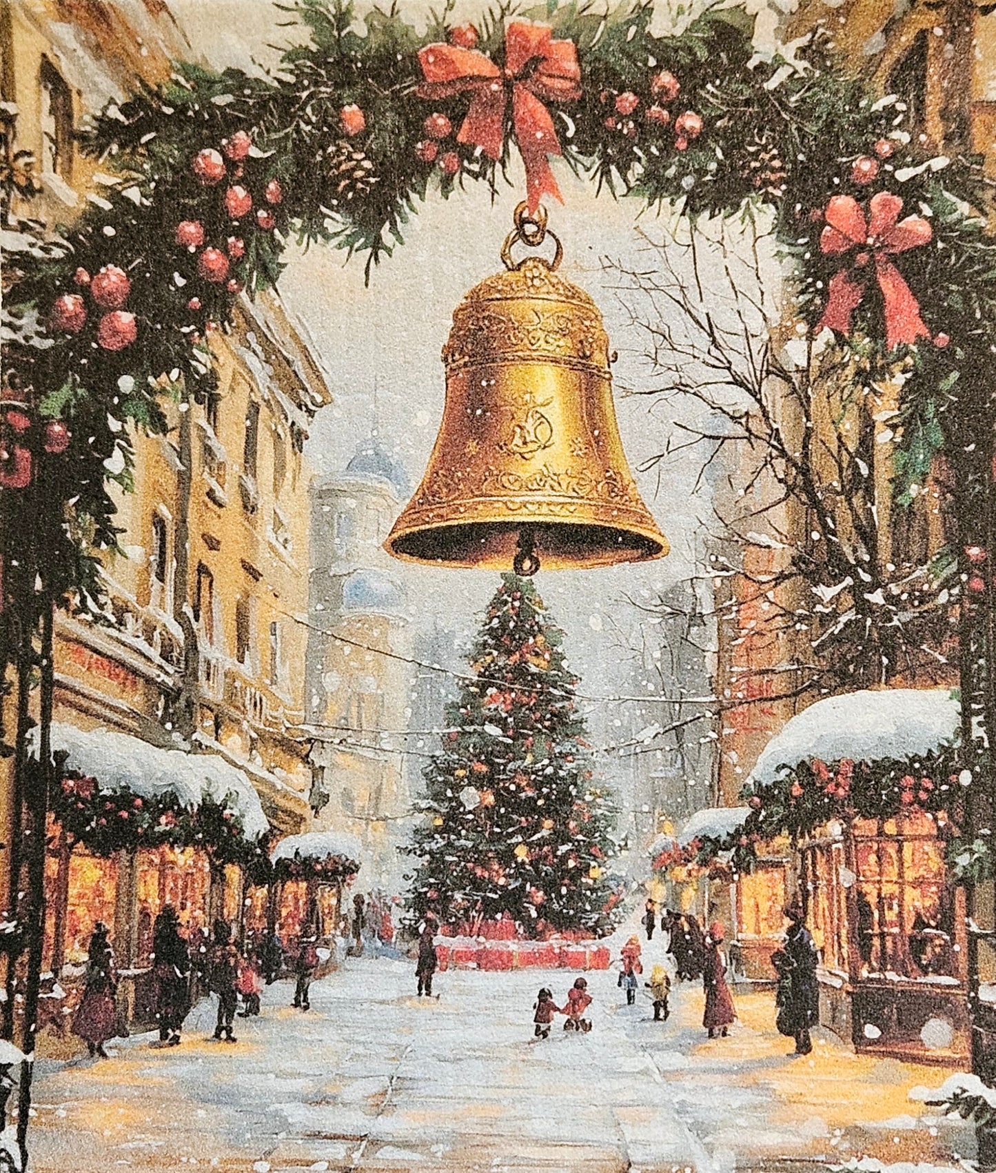 JUL Christmasvinter vinter ringklocka