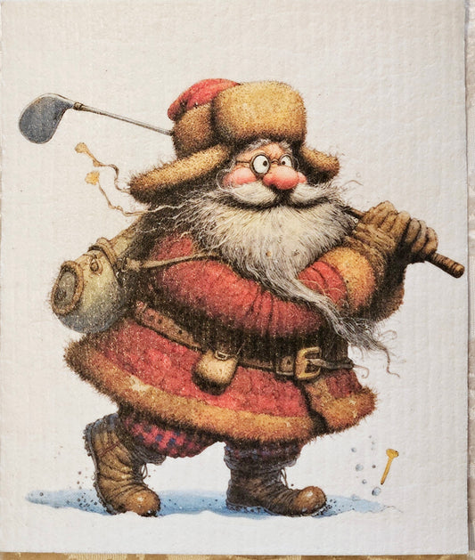 JUL vinter Christmas tomte golfare