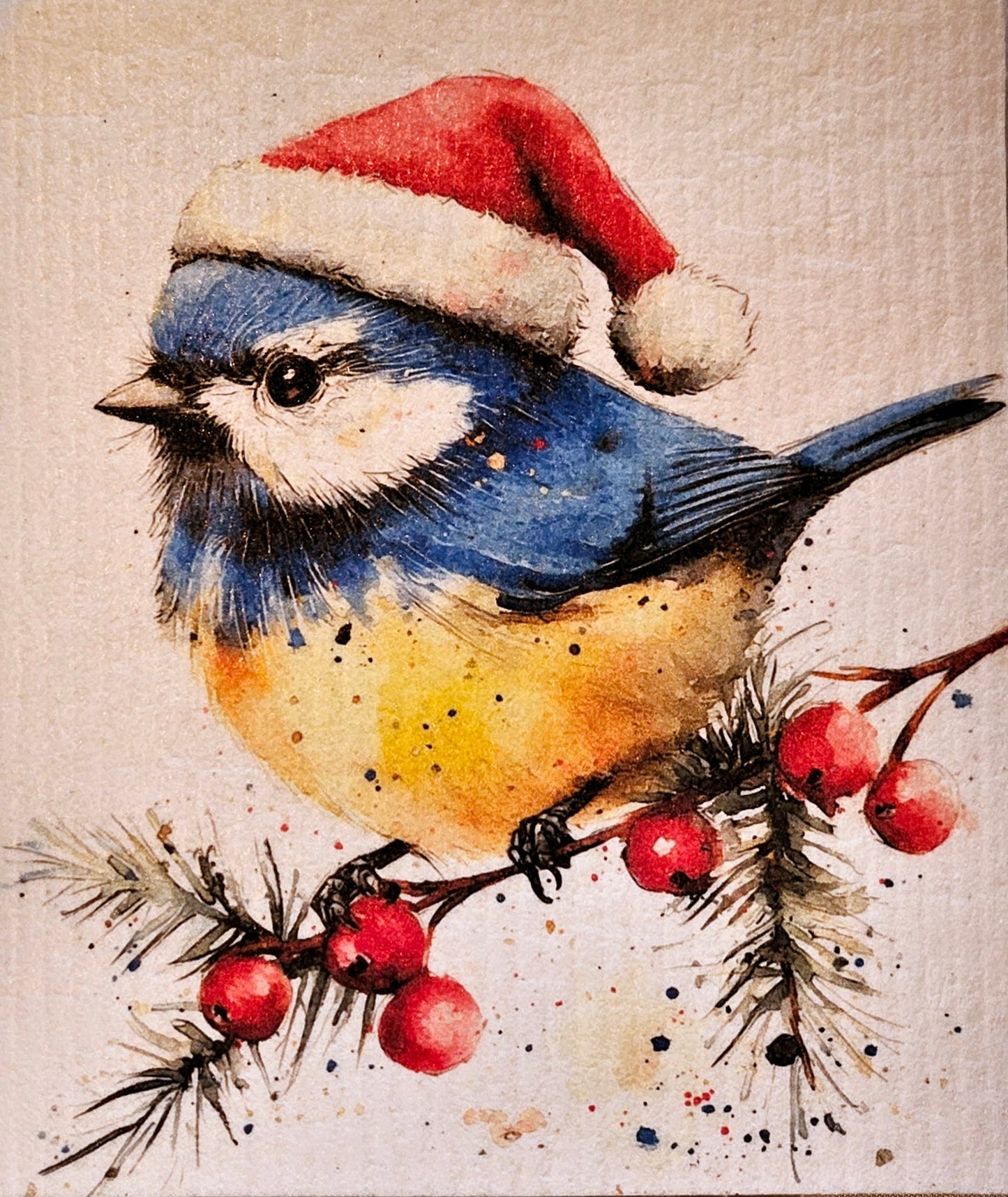 JUL Christmas fågel tomteluva