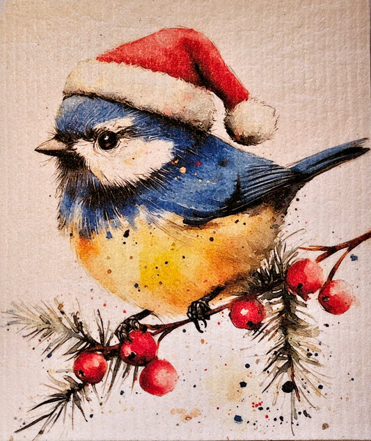 JUL Christmas fågel tomteluva